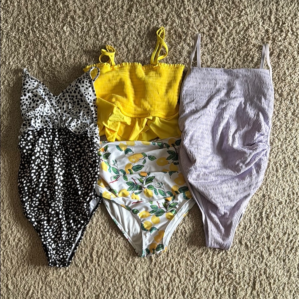 Maternity Swim Bundle- ASOS, Summer Mar, Pink Blush- size S